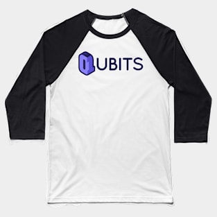 Qubits (analogue + blue) Baseball T-Shirt